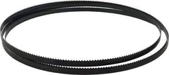 Starrett - 6 TPI, 10' Long x 1/2" Wide x 0.025" Thick, Welded Band Saw Blade - Carbon Steel, Toothed Edge, Raker Tooth Set, Flexible Back, Contour Cutting - Benchmark Tooling