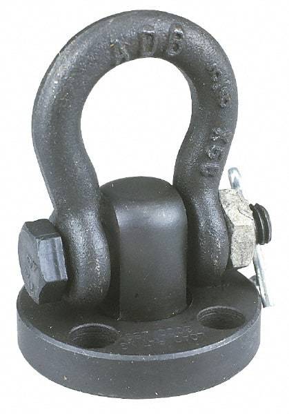 American Drill Bushing - 13,000 Lb Load Capacity Shackle Hoist Ring - 5/8 - 11 Thread, Alloy Steel - Benchmark Tooling