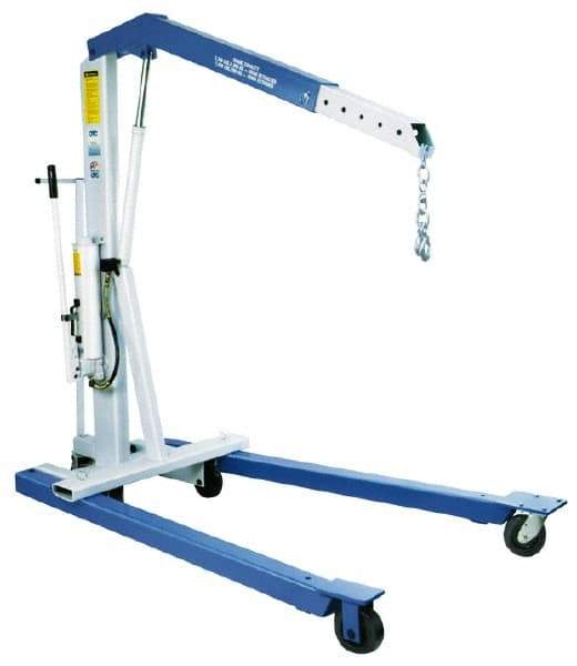 OTC - 2,200 Lb Load Capacity, Shop Crane - Hydraulic - Benchmark Tooling