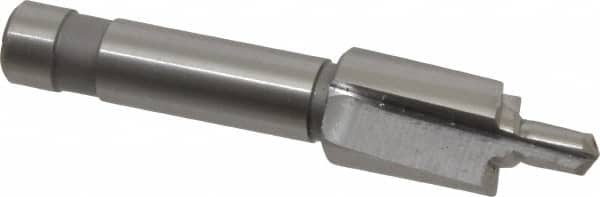 Made in USA - 5/16-24" Port, 0.692" Spotface Diam, 1/8" Tube Outside Diam, Reamer Pilot, Straight Shank, High Speed Steel Porting Tool - Benchmark Tooling