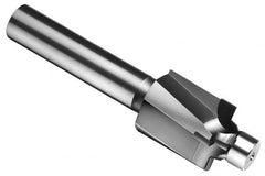 Made in USA - 5/16-24" Port, 0.692" Spotface Diam, 1/8" Tube Outside Diam, Plain Pilot, Straight Shank, Carbide Tipped Porting Tool - Benchmark Tooling