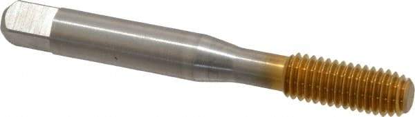 Balax - M8x1.25 Metric Coarse D10 Thread Limit Bottoming Thread Forming Tap - High Speed Steel, TiN Finish, 2-23/32" OAL, 1-1/8" Thread Length, Right Hand Thread, Series BXMB - Benchmark Tooling