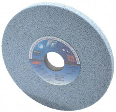 Norton - 7" Diam x 1-1/4" Hole x 1/2" Thick, H Hardness, 46 Grit Surface Grinding Wheel - Ceramic, Type 1, Coarse Grade, 3,600 Max RPM, Vitrified Bond, No Recess - Benchmark Tooling