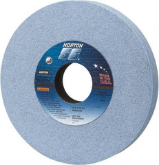 Norton - 12" Diam x 3" Hole x 1-1/2" Thick, I Hardness, 46 Grit Surface Grinding Wheel - Ceramic, Type 1, Coarse Grade, 2,070 Max RPM, Vitrified Bond, No Recess - Benchmark Tooling