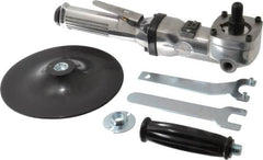 Value Collection - 7" Wheel Diam, 4,500 RPM, Pneumatic Angle & Disc Grinder - 5/8-11 Spindle - Benchmark Tooling