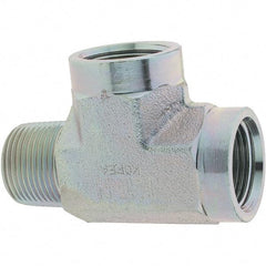 Eaton - Stainless Steel Industrial Pipe Tee - MNPT x FNPT x FNPT - Benchmark Tooling