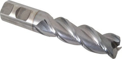 Cleveland - 1" Diam 3 Flute Powdered Metal 0.12" Corner Radius End Mill - Benchmark Tooling