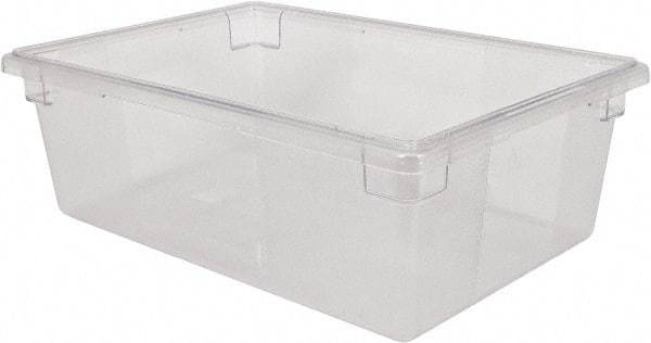 Rubbermaid - Rectangular, Clear Polycarbonate Food Tote Box - 6" High x 12" Wide x 18" Long - Benchmark Tooling