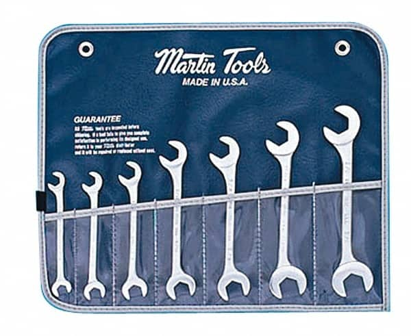 Martin Tools - 7 Piece, 3/8 to 3/4" Hydraulic Wrench Set - Benchmark Tooling