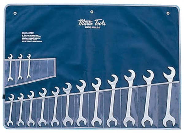 Martin Tools - 15 Piece, 3/8 to 1-1/4" Hydraulic Wrench Set - Benchmark Tooling