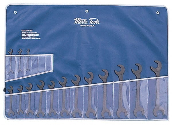 Martin Tools - 15 Piece, 3/8 to 1-1/4" Hydraulic Wrench Set - Benchmark Tooling