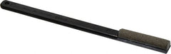 3M - 1-3/4" OAL Fine Half Round Sharpener Diamond File - 1/2" Wide, 1-3/4 LOC, Black - Benchmark Tooling