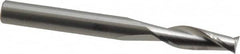 RobbJack - 1/4", 3/4" LOC, 1/4" Shank Diam, 2-1/2" OAL, 2 Flute, Solid Carbide Square End Mill - Single End, Uncoated, Spiral Flute, 30° Helix, Centercutting, Right Hand Cut, Right Hand Flute, Series C1-201 - Benchmark Tooling