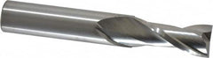 RobbJack - 9/16", 1-1/4" LOC, 9/16" Shank Diam, 3-1/2" OAL, 2 Flute, Solid Carbide Square End Mill - Benchmark Tooling