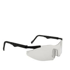 Smith & Wesson - Clear Lenses, Framed Safety Glasses - Scratch Resistant, Black Plastic Frame, Size Universal, Wrap Around - Benchmark Tooling