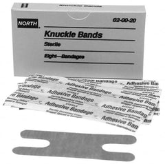 North - 3" Long x 1-1/2" Wide, Knuckle Bandage Self-Adhesive Bandage - Beige, Woven Fabric Bandage - Benchmark Tooling