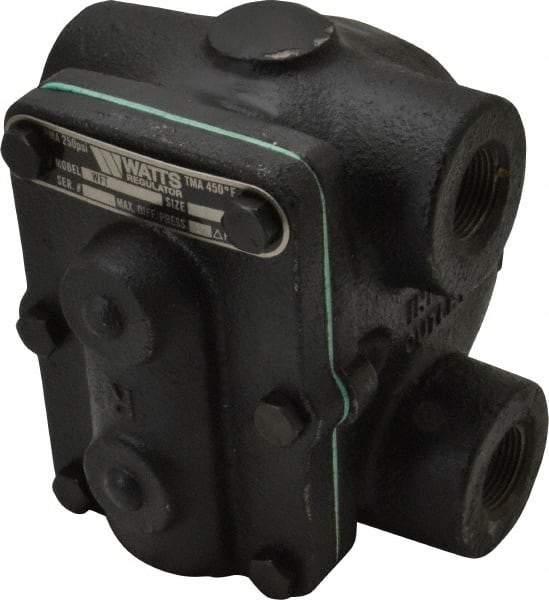 Watts - 4 Port, 3/4" Pipe, Cast Iron Float & Thermostatic Steam Trap - 15 Max psi - Benchmark Tooling