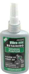 Vibra-Tite - 50 mL Bottle, Green, High Strength Liquid Retaining Compound - Series 530, 24 hr Full Cure Time - Benchmark Tooling