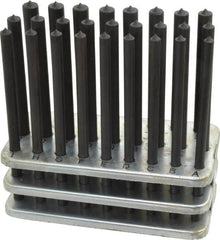 Value Collection - 26 Piece, Transfer Punch Set - Round Shank - Benchmark Tooling