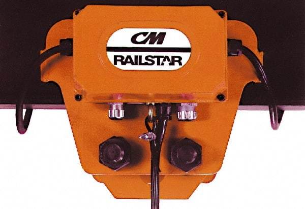CM - 3 Ton Capacity Motor Driven Trolley - 4" to 7" Flange Width - Benchmark Tooling