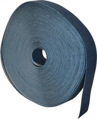 Value Collection - 1-1/2" x 50 Yd 60 Grit Aluminum Oxide Cloth Roll - Medium Grade, J Weighted Backing - Benchmark Tooling