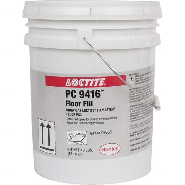 Loctite - 40 Lb Kit Gray Epoxy Resin Filler/Repair Caulk - -20 to 225°F Operating Temp, 6 min Tack Free Dry Time, 24 hr Full Cure Time, Series 135 - Benchmark Tooling