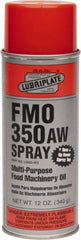 Lubriplate - 9.5 oz Aerosol Mineral Multi-Purpose Oil - SAE 20, ISO 68, 65 cSt at 40°C & 9 cSt at 100°C, Food Grade - Benchmark Tooling