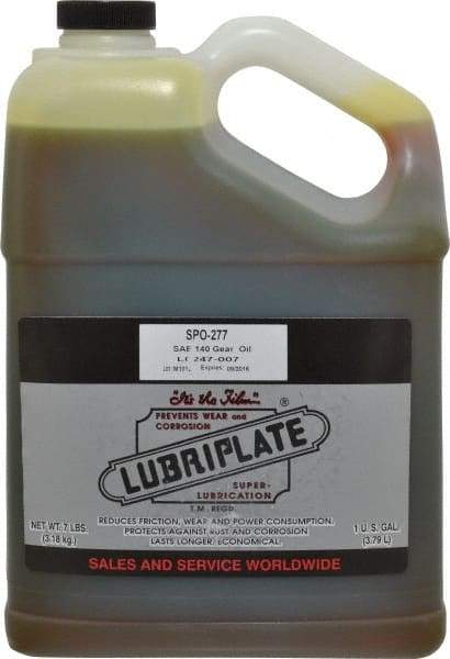 Lubriplate - 1 Gal Bottle, Mineral Gear Oil - 148 SUS Viscosity at 210°F, 2260 SUS Viscosity at 100°F, ISO 460 - Benchmark Tooling