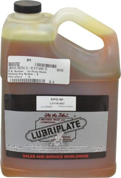 Lubriplate - 1 Gal Bottle, Mineral Gear Oil - 816 SUS Viscosity at 100°F, 86 SUS Viscosity at 210°F, ISO 150 - Benchmark Tooling