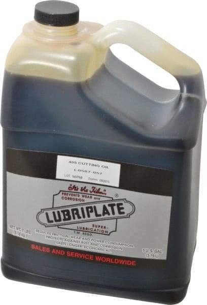 Lubriplate - Lubriplate 405, 1 Gal Bottle Cutting Fluid - Straight Oil, For Threading - Benchmark Tooling