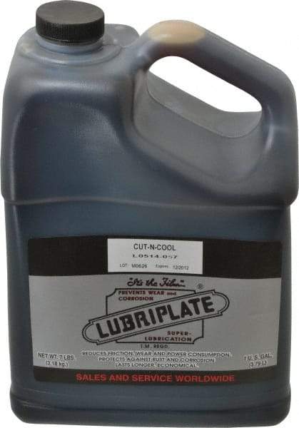 Lubriplate - Cut-N-Cool, 1 Gal Bottle Cutting Fluid - Water Soluble - Benchmark Tooling