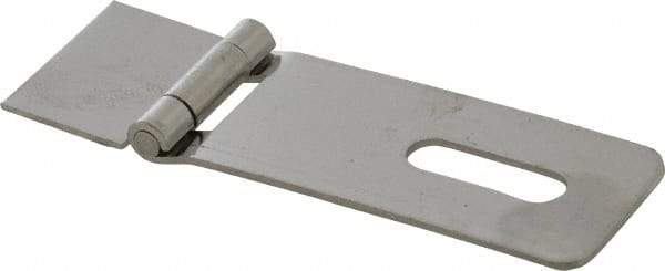 Made in USA - 1-1/2" Long x 4.54" Wide, Hasp - Stainless Steel - Benchmark Tooling