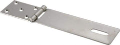 Made in USA - 1.88" Long x 8-3/4" Wide, Hasp - Stainless Steel - Benchmark Tooling