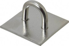 Value Collection - 0.813" High x 1.5" Wide x 1.5" Long Hasp Staple - 302/304 Stainless Steel, 0.075" Thick - Benchmark Tooling