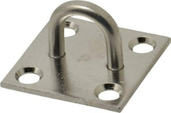Value Collection - 0.813" High x 1.5" Wide x 1.5" Long Hasp Staple - 302/304 Stainless Steel, 0.075" Thick - Benchmark Tooling