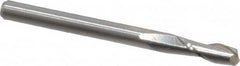 M.A. Ford - 1/8", 2 Flute, Single End, Solid Carbide, 0.015" Corner Radius End Mill - 1-1/2" OAL, 30° Helix, Right Hand Flute, 3/8" LOC, Right Hand Cut - Benchmark Tooling