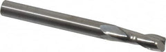 M.A. Ford - 1/4", 2 Flute, Single End, Solid Carbide, 0.03" Corner Radius End Mill - 2-1/2" OAL, 30° Helix, Right Hand Flute, 3/4" LOC, Right Hand Cut - Benchmark Tooling