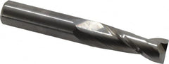 M.A. Ford - 3/8", 2 Flute, Single End, Solid Carbide, 0.015" Corner Radius End Mill - 2-1/2" OAL, 30° Helix, Right Hand Flute, 1" LOC, Right Hand Cut - Benchmark Tooling