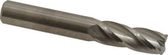 M.A. Ford - 3/8", 4 Flute, Single End, Solid Carbide, 0.03" Corner Radius End Mill - 2-1/2" OAL, 30° Helix, Right Hand Flute, 1" LOC, Right Hand Cut - Benchmark Tooling