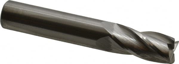 M.A. Ford - 1/2", 4 Flute, Single End, Solid Carbide, 0.02" Corner Radius End Mill - 3" OAL, 30° Helix, Right Hand Flute, 1" LOC, Right Hand Cut - Benchmark Tooling