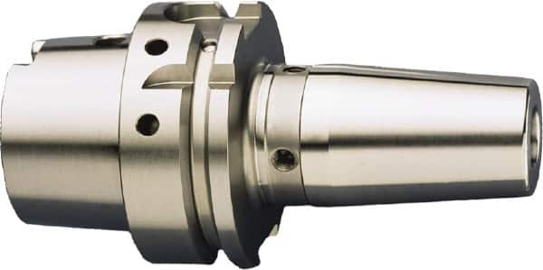 HAIMER - 20mm Hole Diam, HSK100A Taper Shank Shrink Fit Tool Holder & Adapter - 105mm Projection, 33mm Nose Diam, 52mm Clamping Depth, 25,000 RPM - Exact Industrial Supply