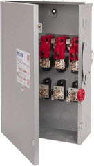 Eaton Cutler-Hammer - 200 Amp, 240 VAC, 3 Pole Fused Safety Switch - NEMA 3R, 3 Phase, 15 hp at 240 VAC (Single Phase), 25 to 30 hp at 240 VAC (Triple Phase), 3PST Contact Form - Benchmark Tooling