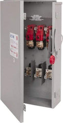 Eaton Cutler-Hammer - 200 Amp, 250 VDC, 480-600 VAC, 3 Pole Fused Safety Switch - NEMA 3R, 3 Phase, 50 hp at 480/600 VAC (Single Phase), 125 hp at 480 VAC, 150 hp at 600 VAC (Triple Phase), 3PST Contact Form - Benchmark Tooling