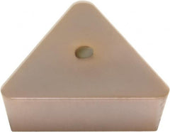 Sumitomo - TPG322 Grade T2000Z Cermet Turning Insert - TiN/AlN Finish, 60° Triangle, 3/8" Inscr Circle, 1/8" Thick, 1/32" Corner Radius - Benchmark Tooling