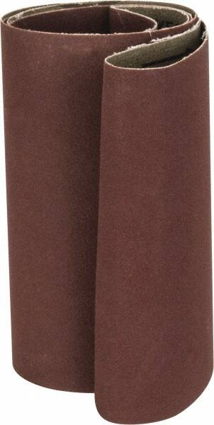 Tru-Maxx - 6" Wide x 48" OAL, 220 Grit, Aluminum Oxide Abrasive Belt - Aluminum Oxide, Very Fine, Coated, X Weighted Cloth Backing - Benchmark Tooling