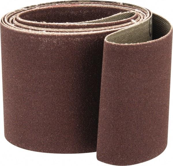 Tru-Maxx - 2" Wide x 72" OAL, 220 Grit, Aluminum Oxide Abrasive Belt - Aluminum Oxide, Very Fine, Coated, X Weighted Cloth Backing - Benchmark Tooling