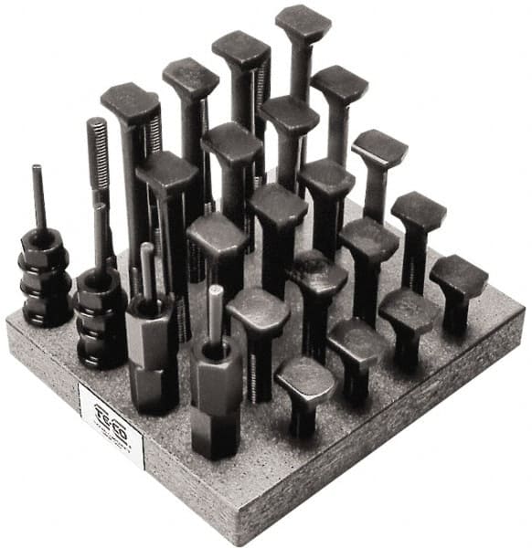 TE-CO - T-Nut & Stud Kits Stud Thread Sizes: 3/4-10 T-Slot Size (Inch): 3/4 - Benchmark Tooling