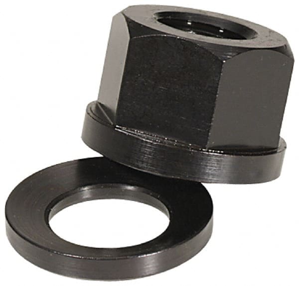 TE-CO - Spherical Flange Nuts System of Measurement: Inch Thread Size (Inch): 3/8-16 - Benchmark Tooling