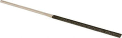 Value Collection - 5-1/2" OAL Fine Triangular Needle Diamond File - 11/64" Wide x 5/64" Thick, 2-3/4 LOC - Benchmark Tooling