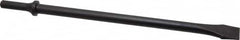 Value Collection - 3/4" Head Width, 11" OAL, 1-1/8" Shank Diam, Flat Chisel - Round Shank, Steel - Benchmark Tooling